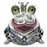 Grenouille  " Marvin " blanc  10x9.5x9.5cm