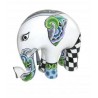 Éléphant  L  "White Tusker " Silver Line